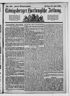 Königsberger Hartungsche Zeitung on Jul 10, 1891