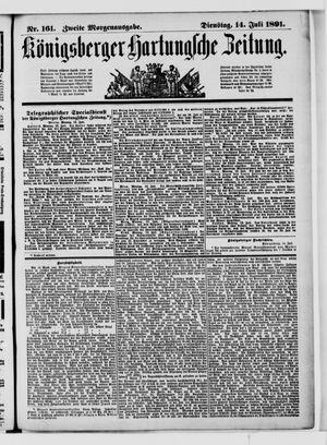 Königsberger Hartungsche Zeitung on Jul 14, 1891