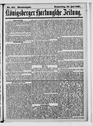 Königsberger Hartungsche Zeitung vom 16.07.1891