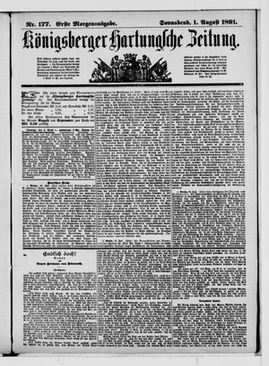Königsberger Hartungsche Zeitung vom 01.08.1891