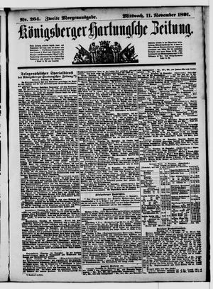 Königsberger Hartungsche Zeitung vom 11.11.1891