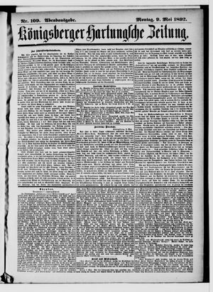 Königsberger Hartungsche Zeitung vom 09.05.1892
