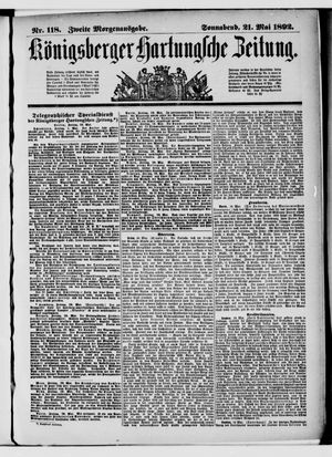 Königsberger Hartungsche Zeitung vom 21.05.1892