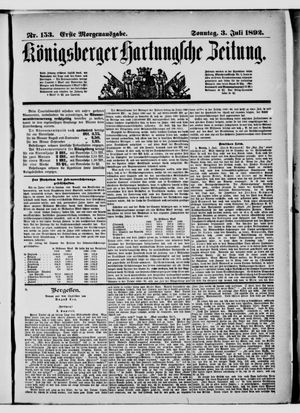 Königsberger Hartungsche Zeitung vom 03.07.1892