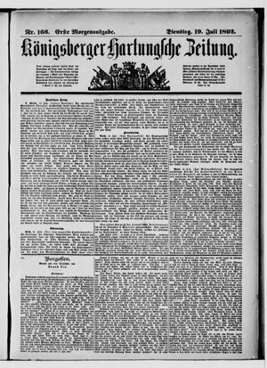 Königsberger Hartungsche Zeitung on Jul 19, 1892
