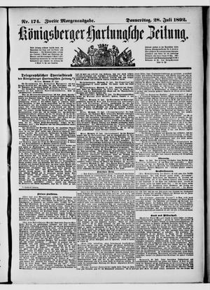 Königsberger Hartungsche Zeitung on Jul 28, 1892