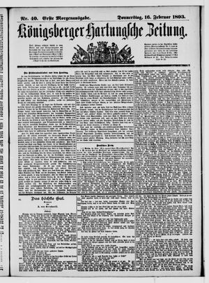 Königsberger Hartungsche Zeitung vom 16.02.1893