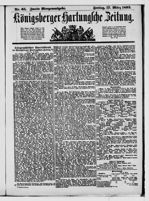 Königsberger Hartungsche Zeitung vom 17.03.1893
