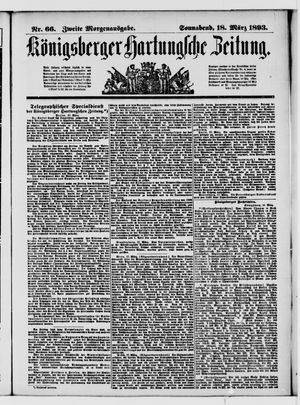 Königsberger Hartungsche Zeitung vom 18.03.1893