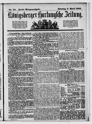 Königsberger Hartungsche Zeitung on Apr 2, 1893