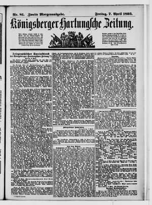 Königsberger Hartungsche Zeitung on Apr 7, 1893
