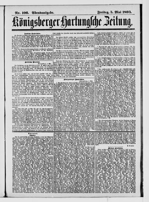 Königsberger Hartungsche Zeitung vom 05.05.1893
