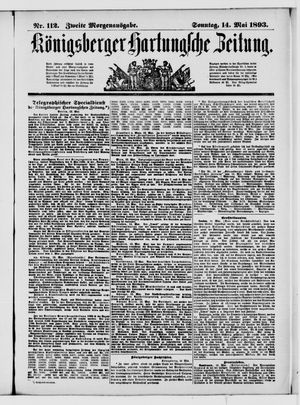 Königsberger Hartungsche Zeitung vom 14.05.1893