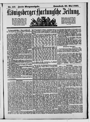 Königsberger Hartungsche Zeitung vom 20.05.1893