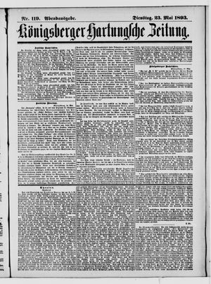 Königsberger Hartungsche Zeitung on May 23, 1893