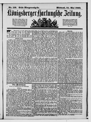 Königsberger Hartungsche Zeitung vom 24.05.1893
