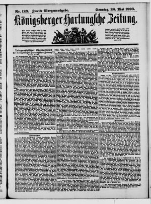 Königsberger Hartungsche Zeitung on May 28, 1893