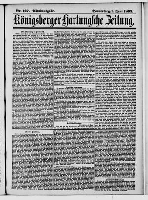 Königsberger Hartungsche Zeitung vom 01.06.1893
