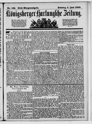 Königsberger Hartungsche Zeitung on Jun 4, 1893