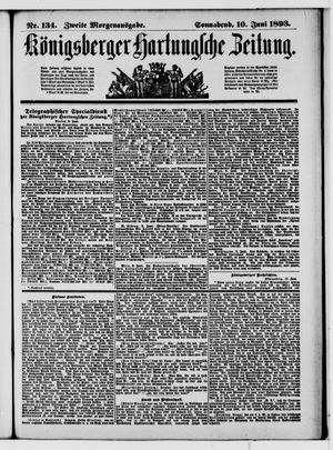 Königsberger Hartungsche Zeitung vom 10.06.1893