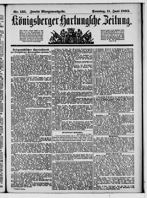 Königsberger Hartungsche Zeitung vom 11.06.1893
