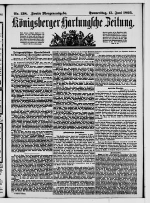 Königsberger Hartungsche Zeitung vom 15.06.1893