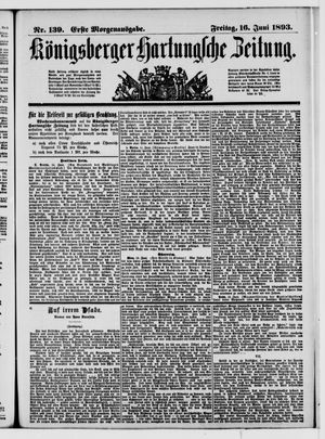 Königsberger Hartungsche Zeitung vom 16.06.1893