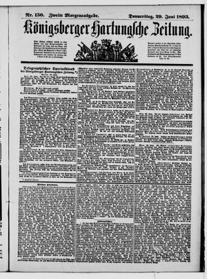 Königsberger Hartungsche Zeitung vom 29.06.1893