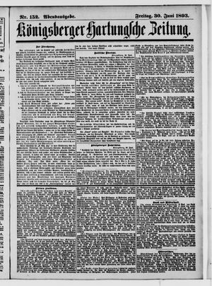 Königsberger Hartungsche Zeitung vom 30.06.1893