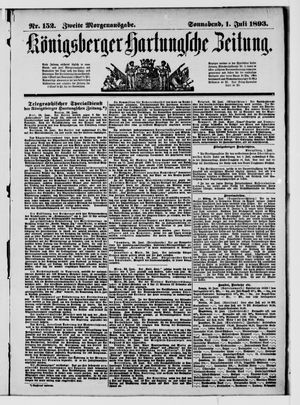 Königsberger Hartungsche Zeitung on Jul 1, 1893