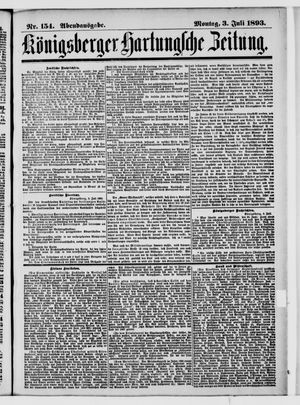 Königsberger Hartungsche Zeitung vom 03.07.1893