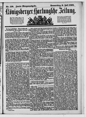 Königsberger Hartungsche Zeitung vom 06.07.1893