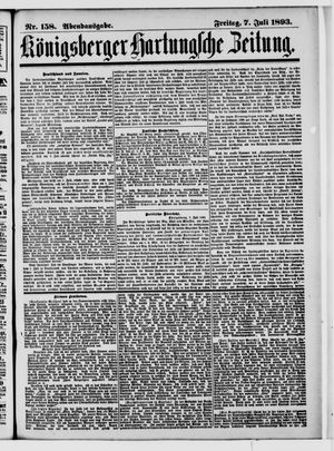 Königsberger Hartungsche Zeitung vom 07.07.1893