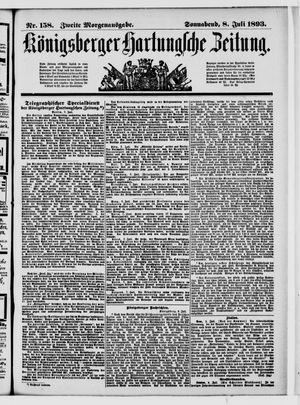 Königsberger Hartungsche Zeitung vom 08.07.1893
