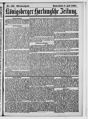Königsberger Hartungsche Zeitung on Jul 8, 1893