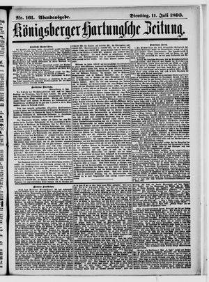 Königsberger Hartungsche Zeitung on Jul 11, 1893