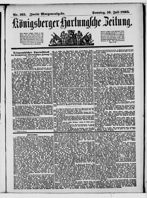 Königsberger Hartungsche Zeitung on Jul 16, 1893