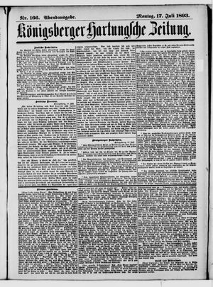 Königsberger Hartungsche Zeitung on Jul 17, 1893
