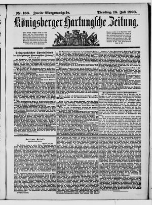 Königsberger Hartungsche Zeitung vom 18.07.1893