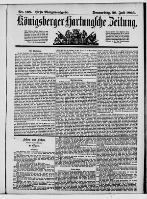 Königsberger Hartungsche Zeitung on Jul 20, 1893