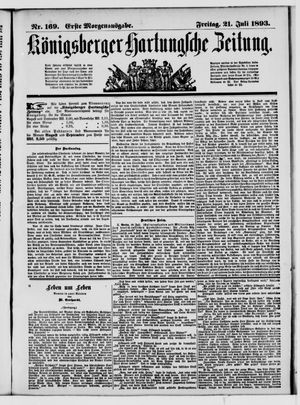 Königsberger Hartungsche Zeitung vom 21.07.1893