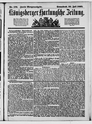 Königsberger Hartungsche Zeitung vom 22.07.1893