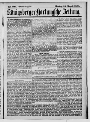 Königsberger Hartungsche Zeitung vom 28.08.1893