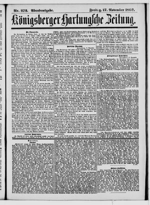 Königsberger Hartungsche Zeitung vom 17.11.1893