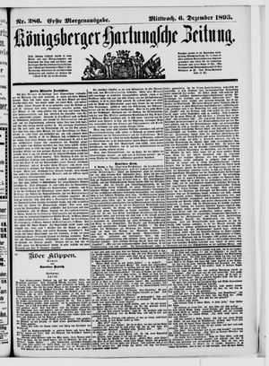 Königsberger Hartungsche Zeitung vom 06.12.1893