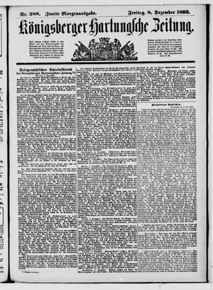 Königsberger Hartungsche Zeitung vom 08.12.1893