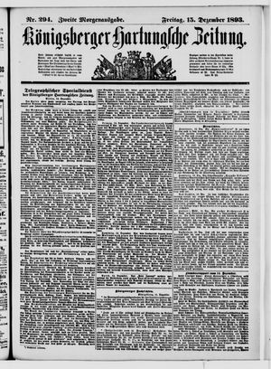 Königsberger Hartungsche Zeitung vom 15.12.1893