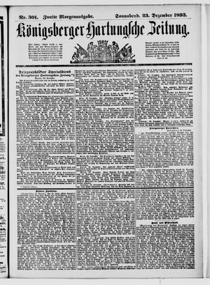 Königsberger Hartungsche Zeitung vom 23.12.1893