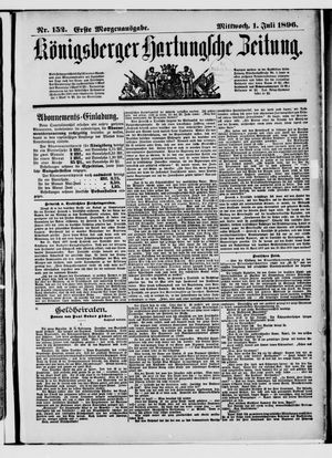 Königsberger Hartungsche Zeitung on Jul 1, 1896