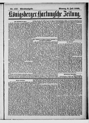 Königsberger Hartungsche Zeitung vom 06.07.1896